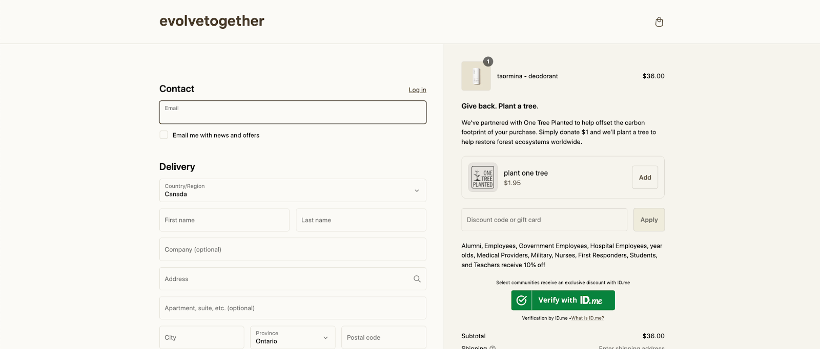 A simplified, one-page checkout is a great way to ensure purchase as it reduces the amount of touch points required to move through the journey. 