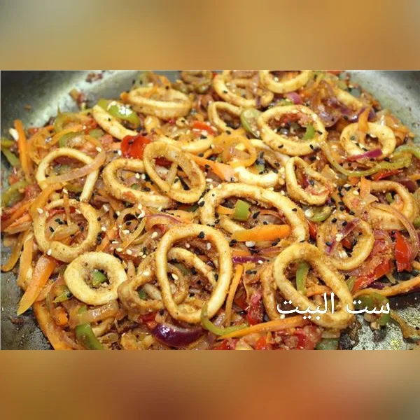 كاليماري مشوي بطريقة جديدة