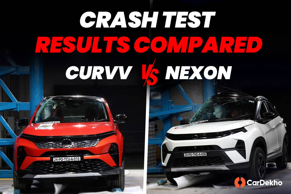 Tata Curvv vs Tata Nexon: Crash test results compared