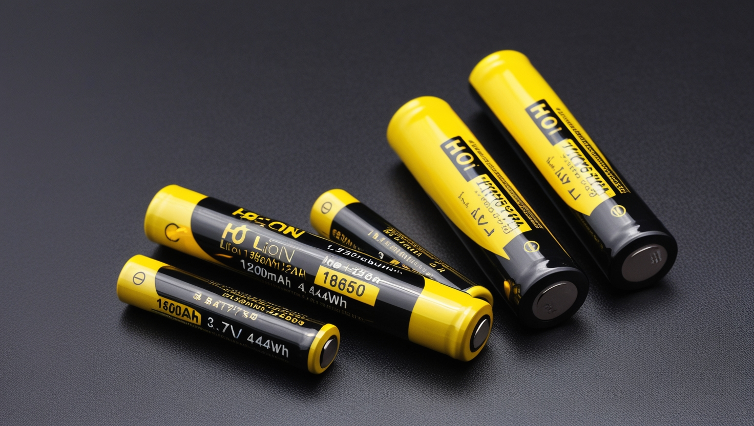 HO Li-ion 18650/1200mAh 3.7V 4.44Wh Battery