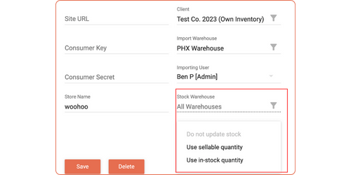 Zenventory - Stock level sync