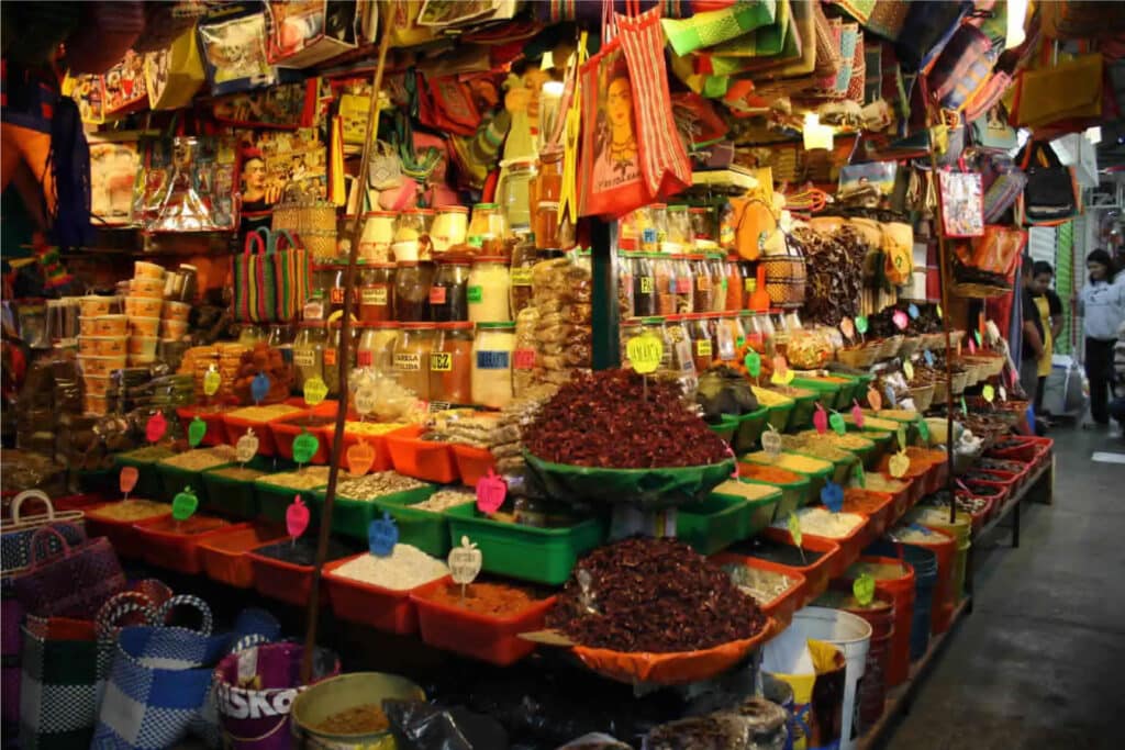 Mercato Benito de Juárez, Oaxaca, Messico, 