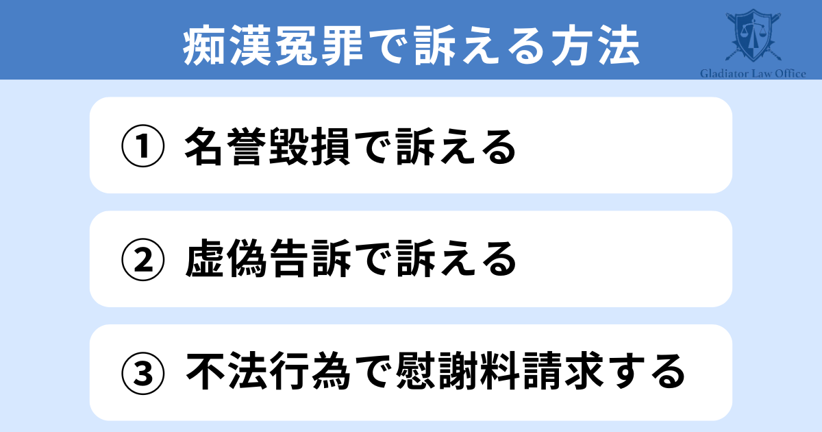 痴漢冤罪で訴える方法