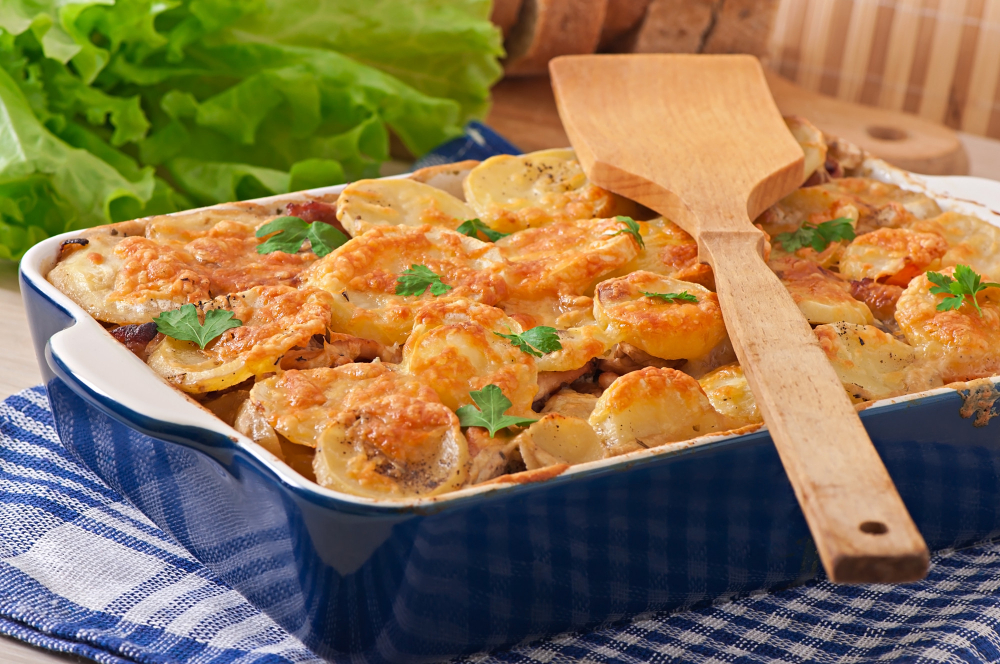 Fırında Kıymalı Patates Oturtma Tarifi