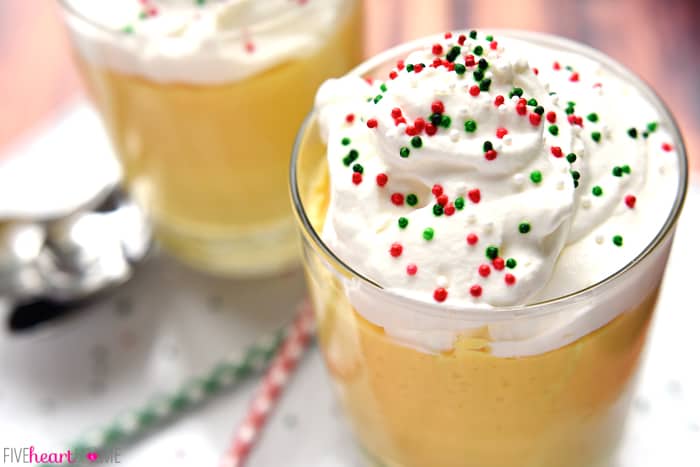 eggnog pudding