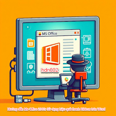 Hướng dẫn Ms Office 2016: Sử dụng hiệu quả thanh Ribbon trên Word | hdn002.blogspot.com