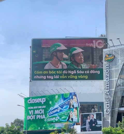 Chiến dịch OOH của Grab: Truyền thông hiện đại bằng trải nghiệm tương tác ngoài trời
