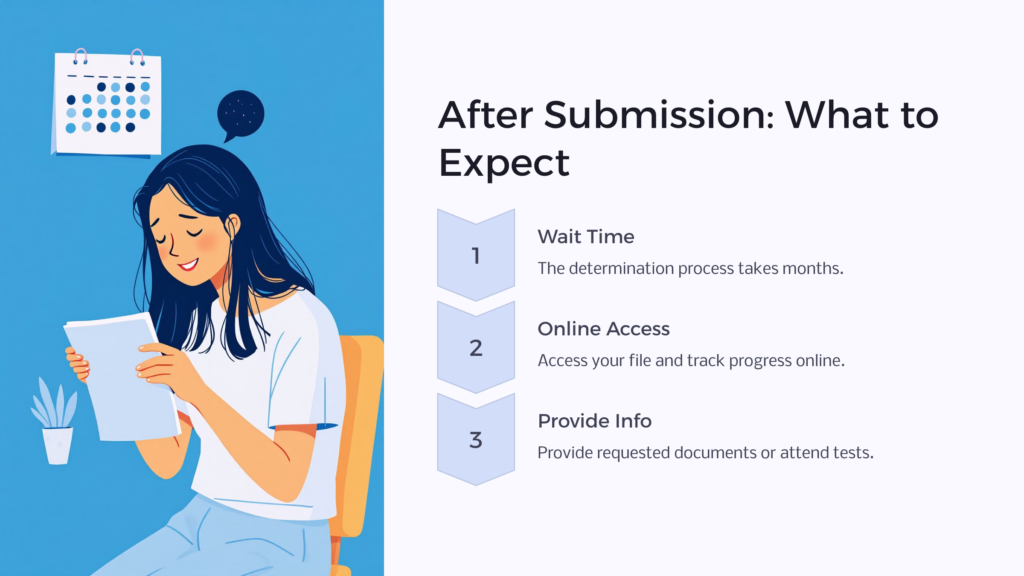 SSI Post Submission infographic