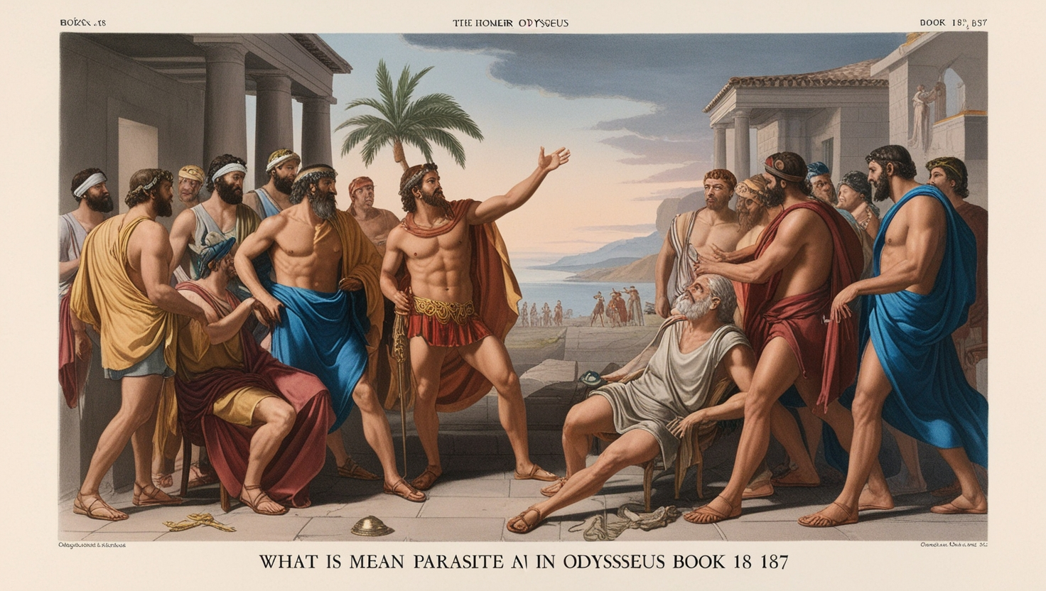 What Is Mean Parasite an in Odysseus Book 18 187