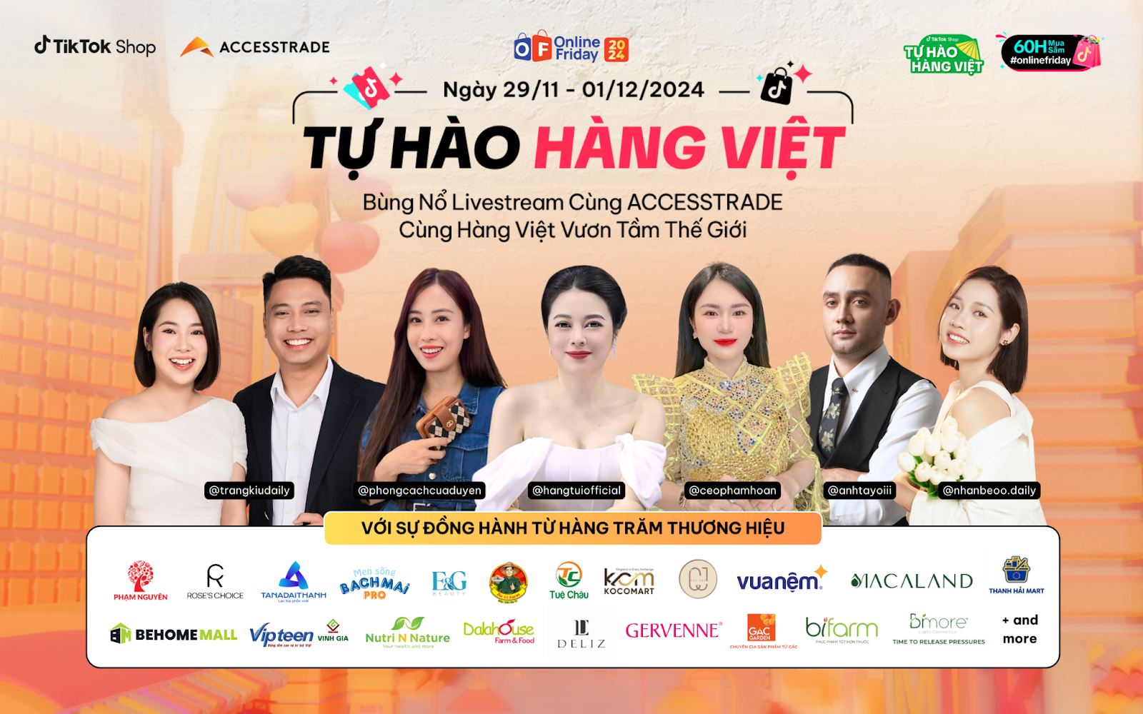 ACCESSTRADE cùng hàng trăm thương hiệu Việt tạo nên Online Friday sôi động nhất năm 2024