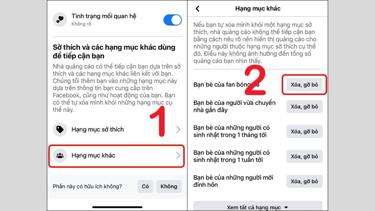 ẩn quảng cáo trên facebook