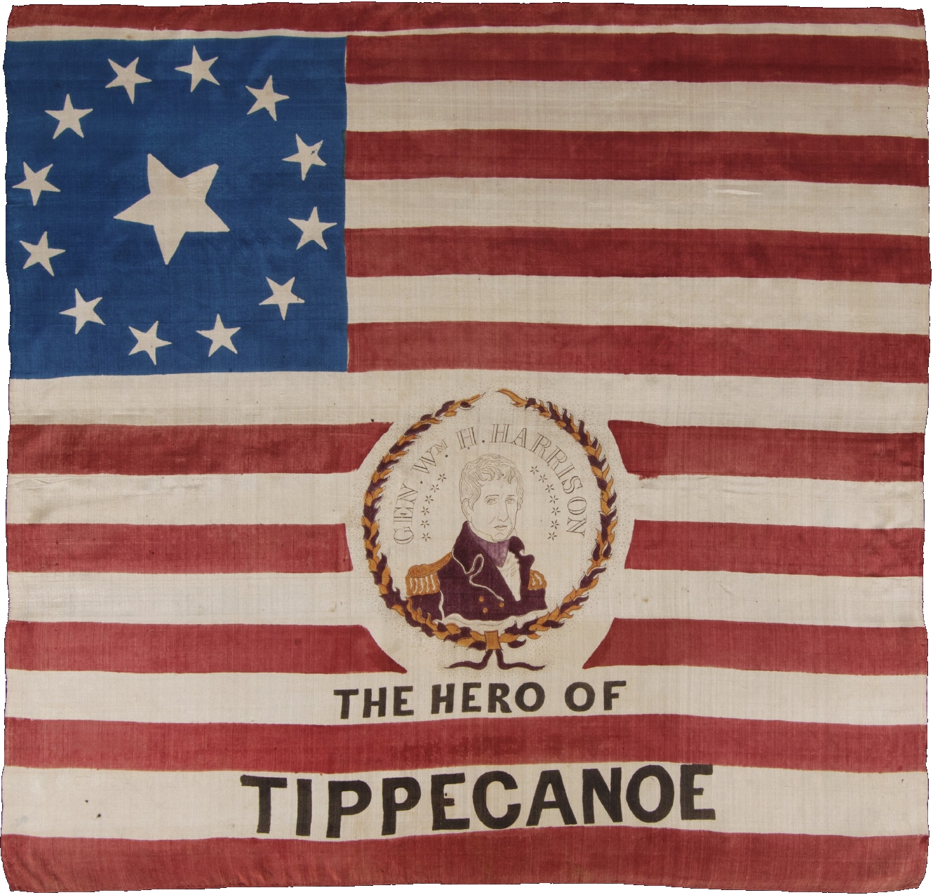 William Henry Harrison Campaign Flag