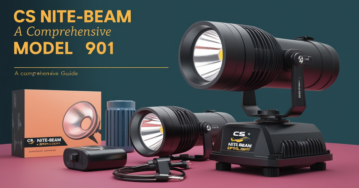 CS Nite-Beam Spotlightlight Model 901 Manual