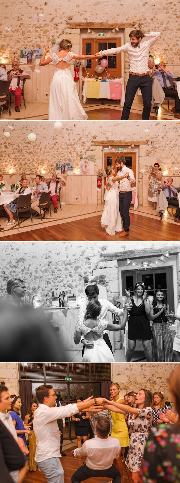 Première danse lors d'un mariage à La Racaudière en Touraine - Photographe mariage tours