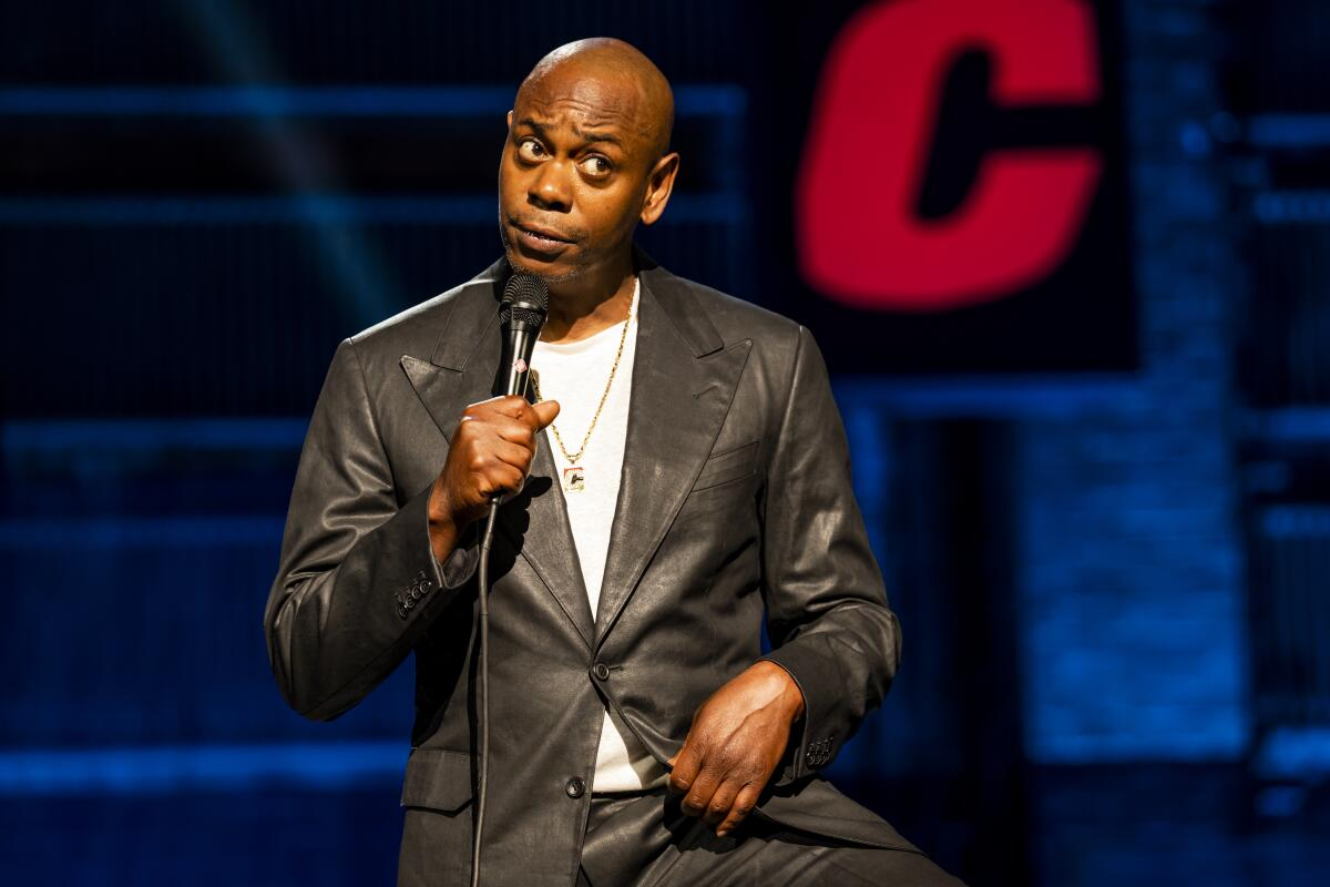 Dave Chappelle. Ảnh: Los Angeles Times.