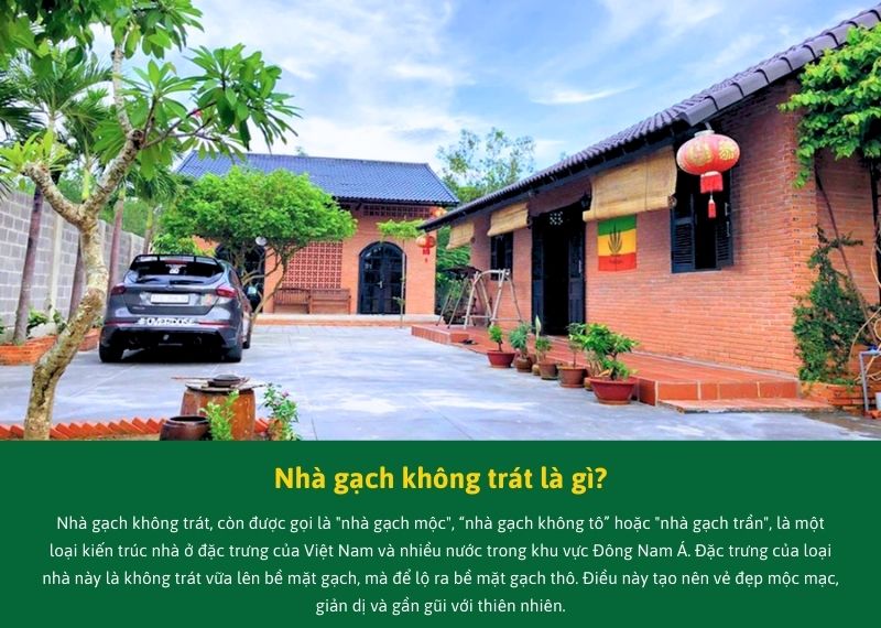 Nhà gạch không trát là gì Xây dựng Nhất Tín