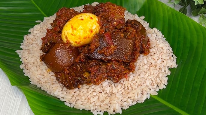 Ofada rice and Ayamase - authentic meals for authentic flavors