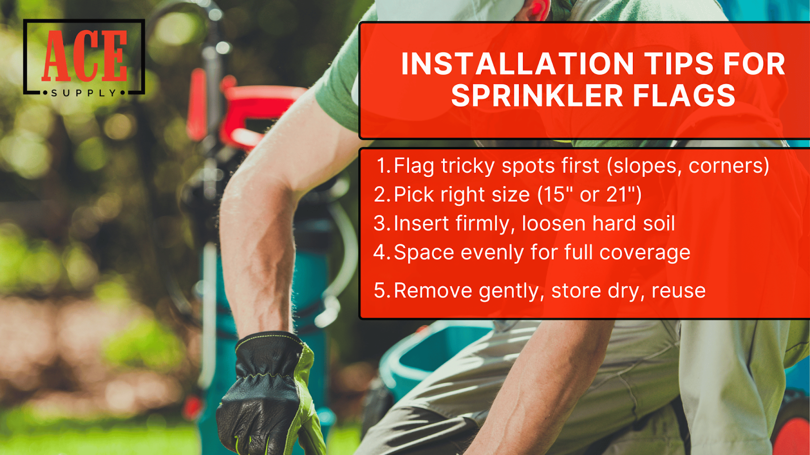 Installation Tips for Sprinkler Flags