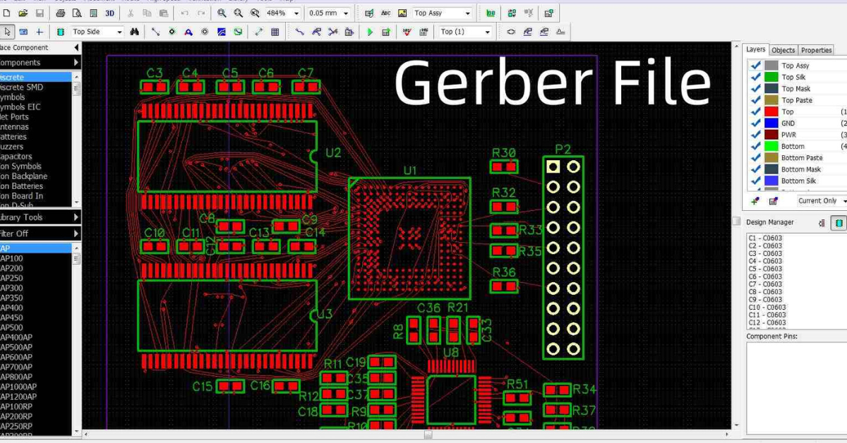 Structure of a Gerber File