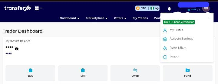 how to change your default market(Region) on TransferXO