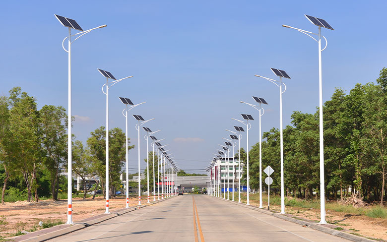 Village solar street light