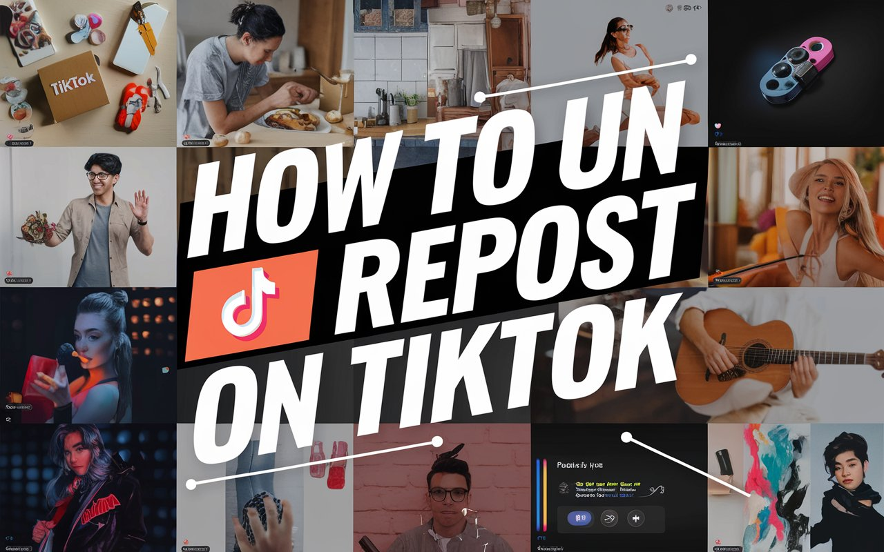 Allintitle:how to un repost on TikTok