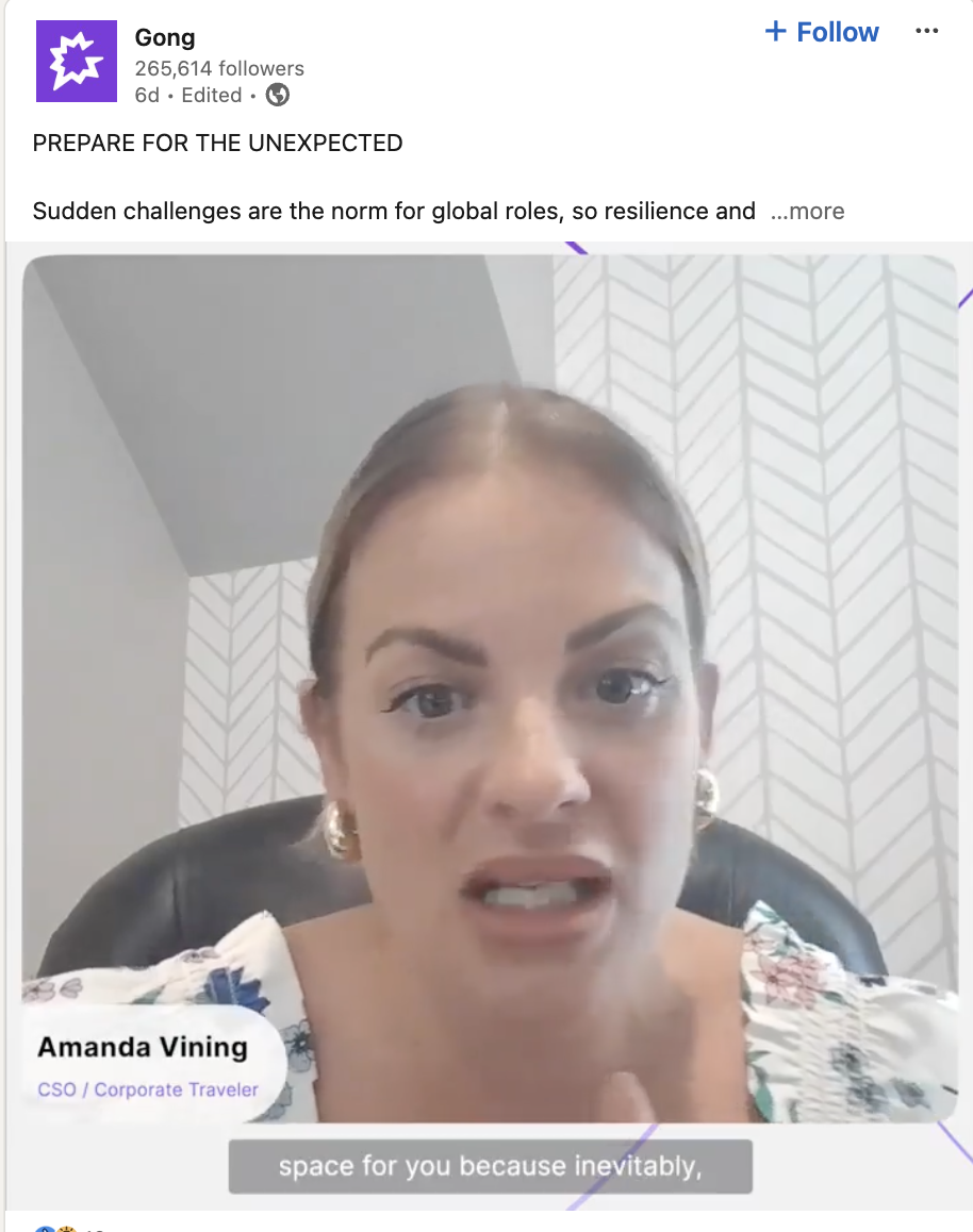  LinkedIn post example