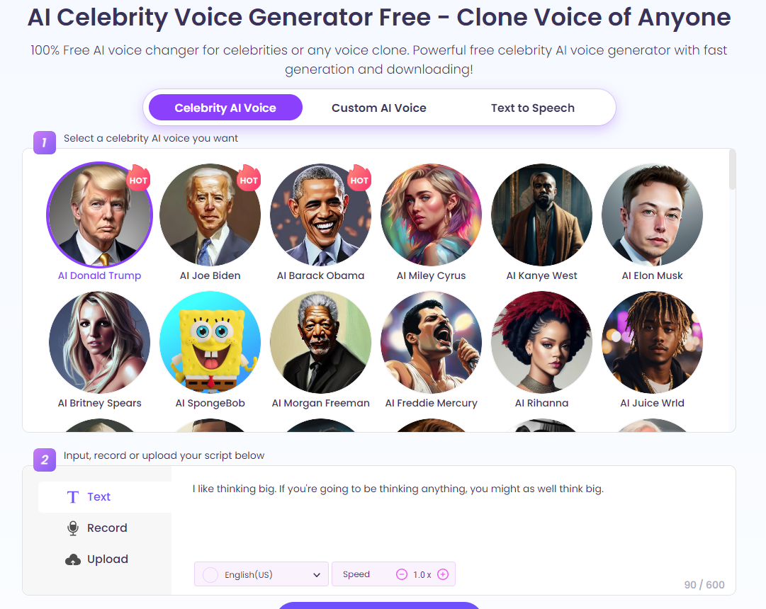 Vidnoz AI Voice Changer: Get Fox McCloud Voice Via Audio/Video/Text