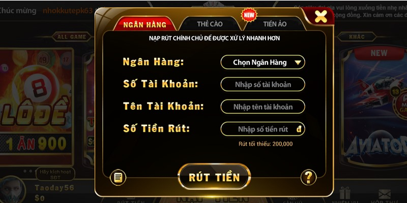 Hướng Dẫn Chi Tiết Cách Rút Tiền GO88