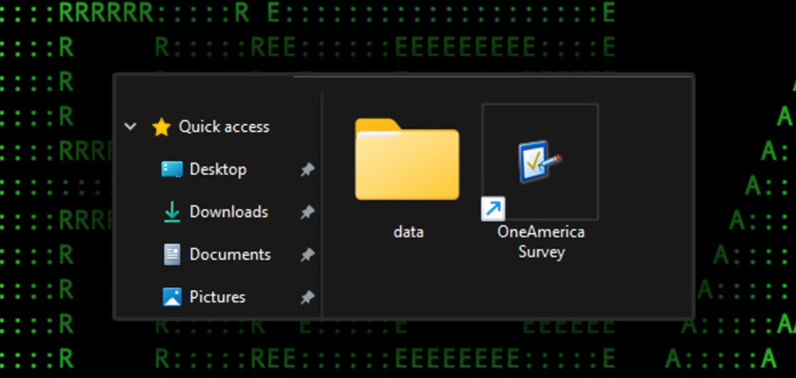 OneAmerica Survey.zip (Kaynak - Securonix)