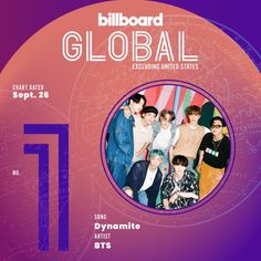 This contain a logo of  BTS's global