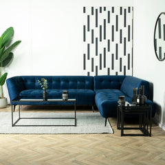 Fabric corner sofa