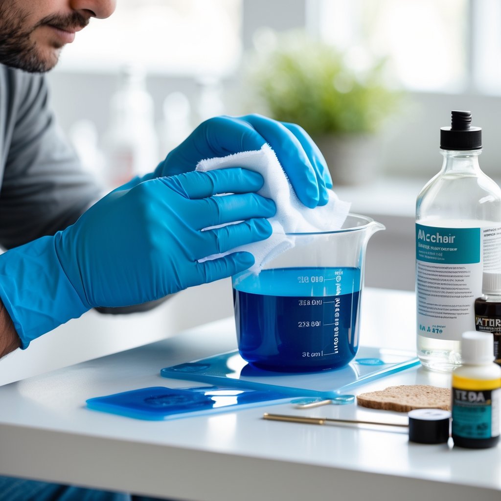 How to Clean Resin Cups Before the Resin Cures