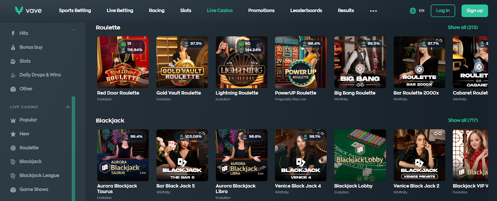 vave crypto casino