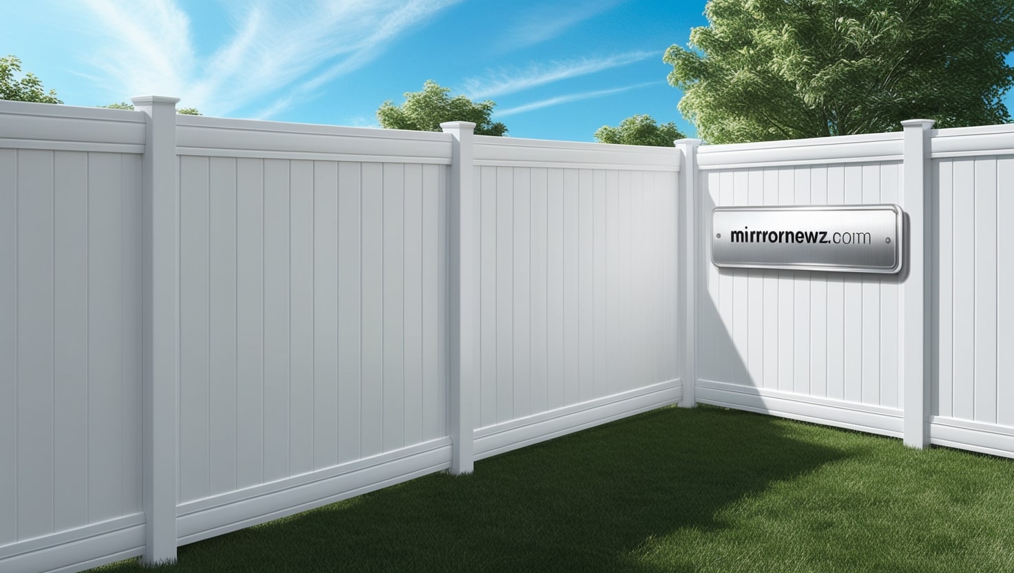 Glendale 4 ft. H x 8 ft. W White Vinyl Fence