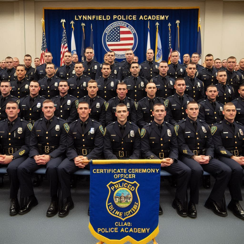  Empowering Public Safety: Certificate Ceremony for Officers of the 5th Recruit Certificate Ceremony Officer Class Lynnfield Police Academy