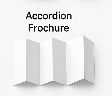 illustration of Accordion Fold Brochure