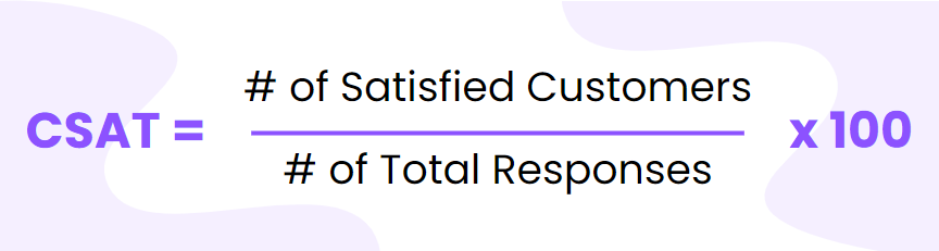 Formula for CSAT