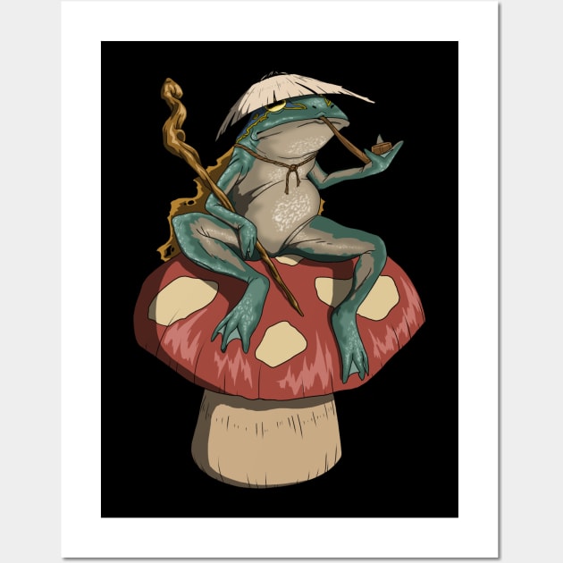 Ronin frog chilling on a toadstool