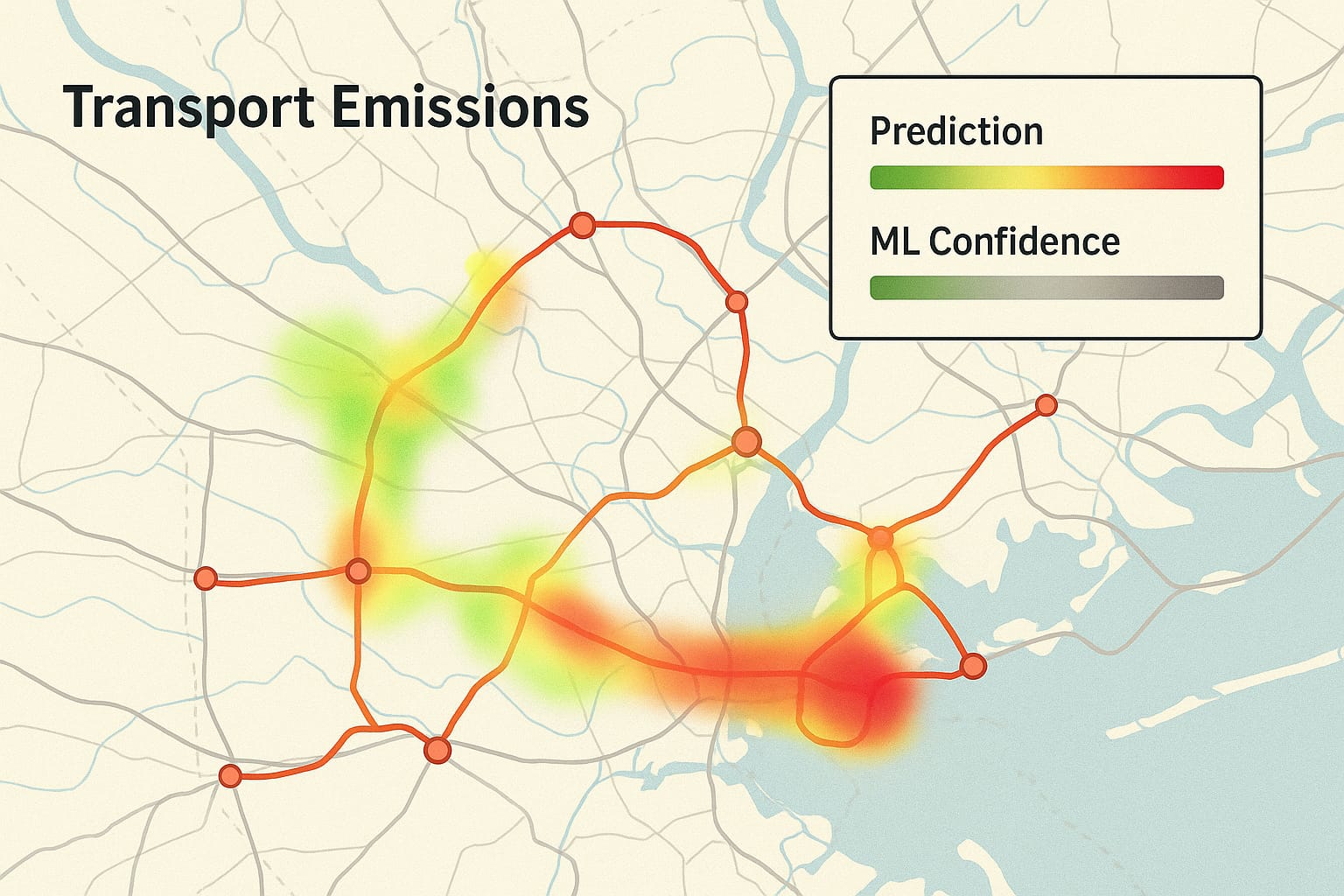 Transport Emissions Heatmap via Machine Learning