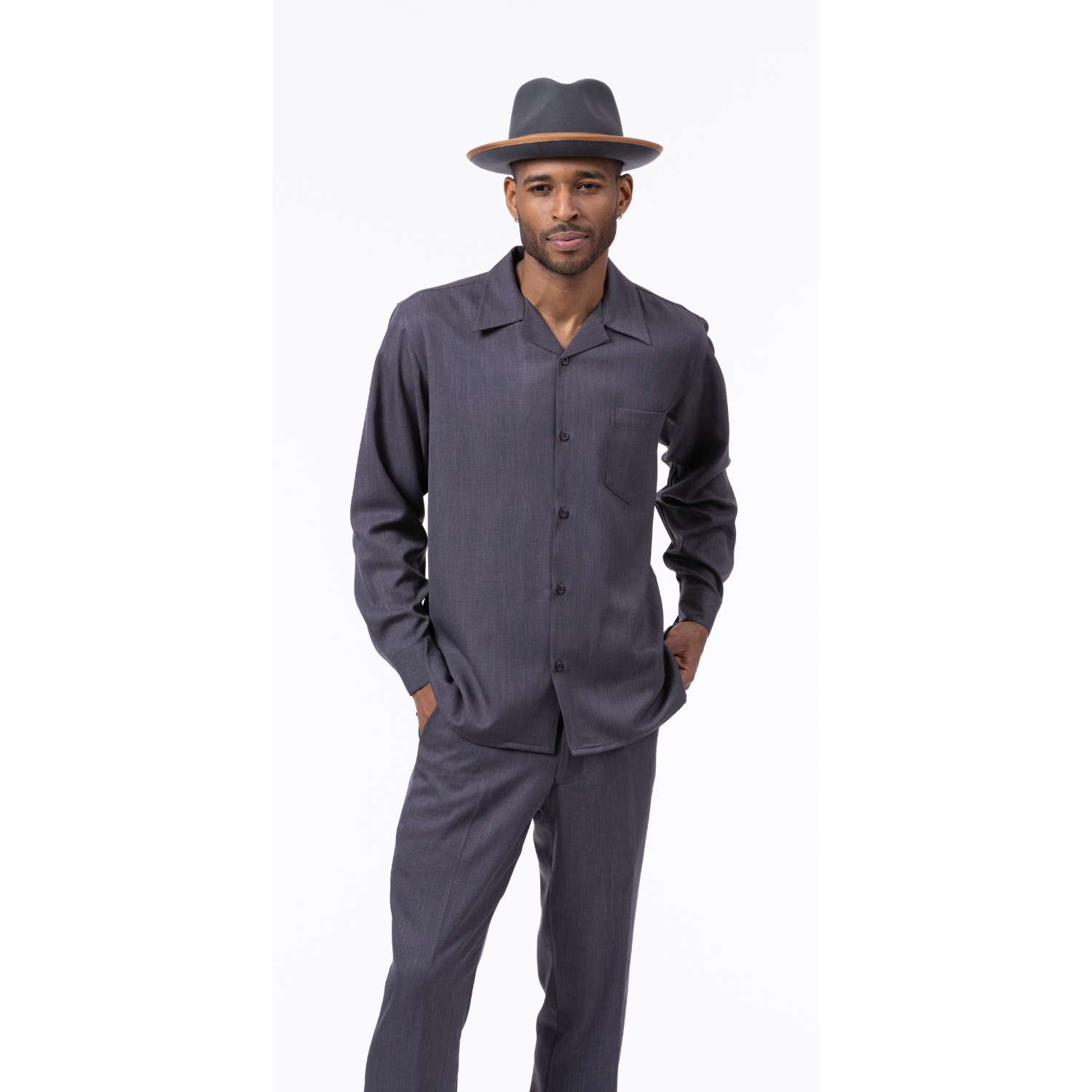 Grey Long Sleeve Walking Suit