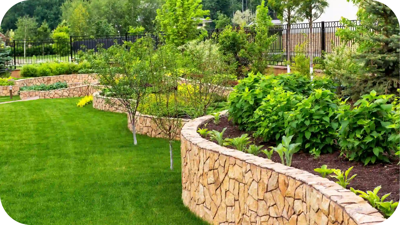 Creative Design Ideas for Stone Retaining Walls
