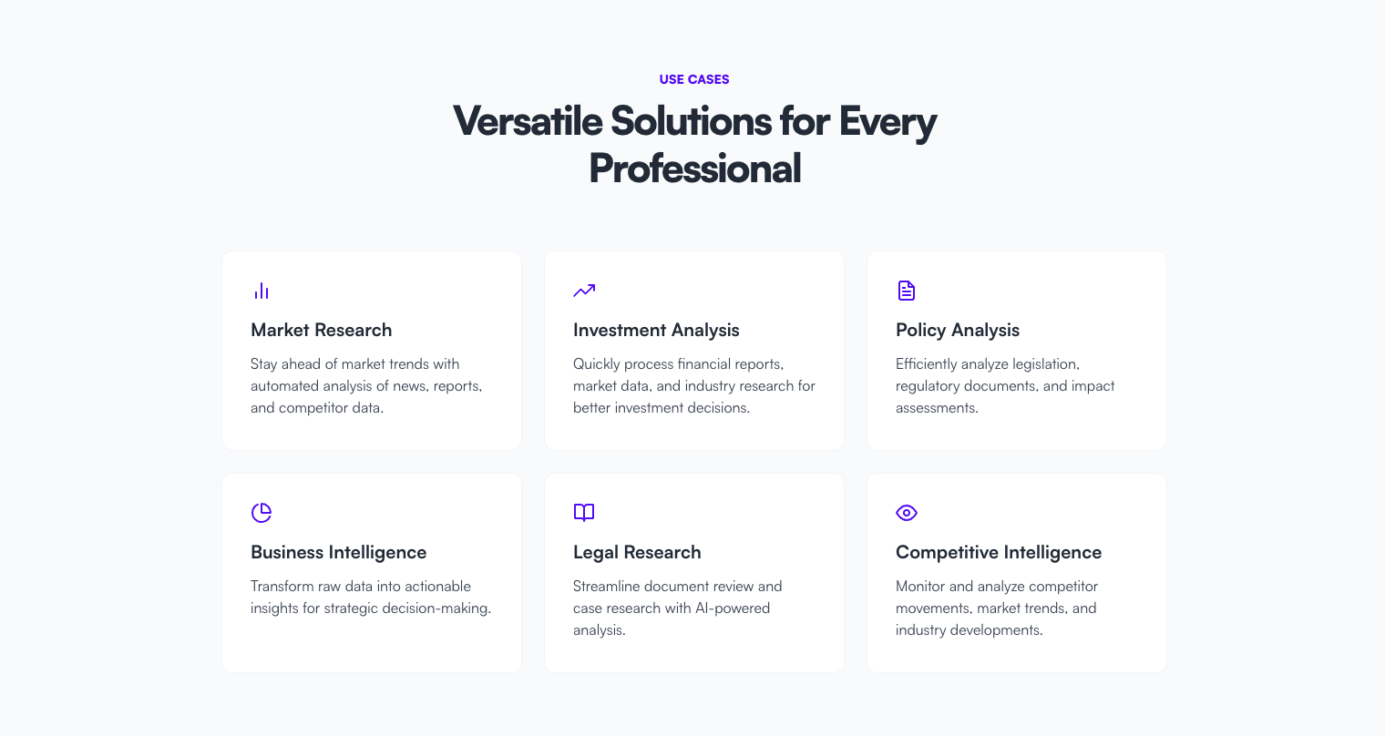 Casper AI's intelligent solutions for different use cases