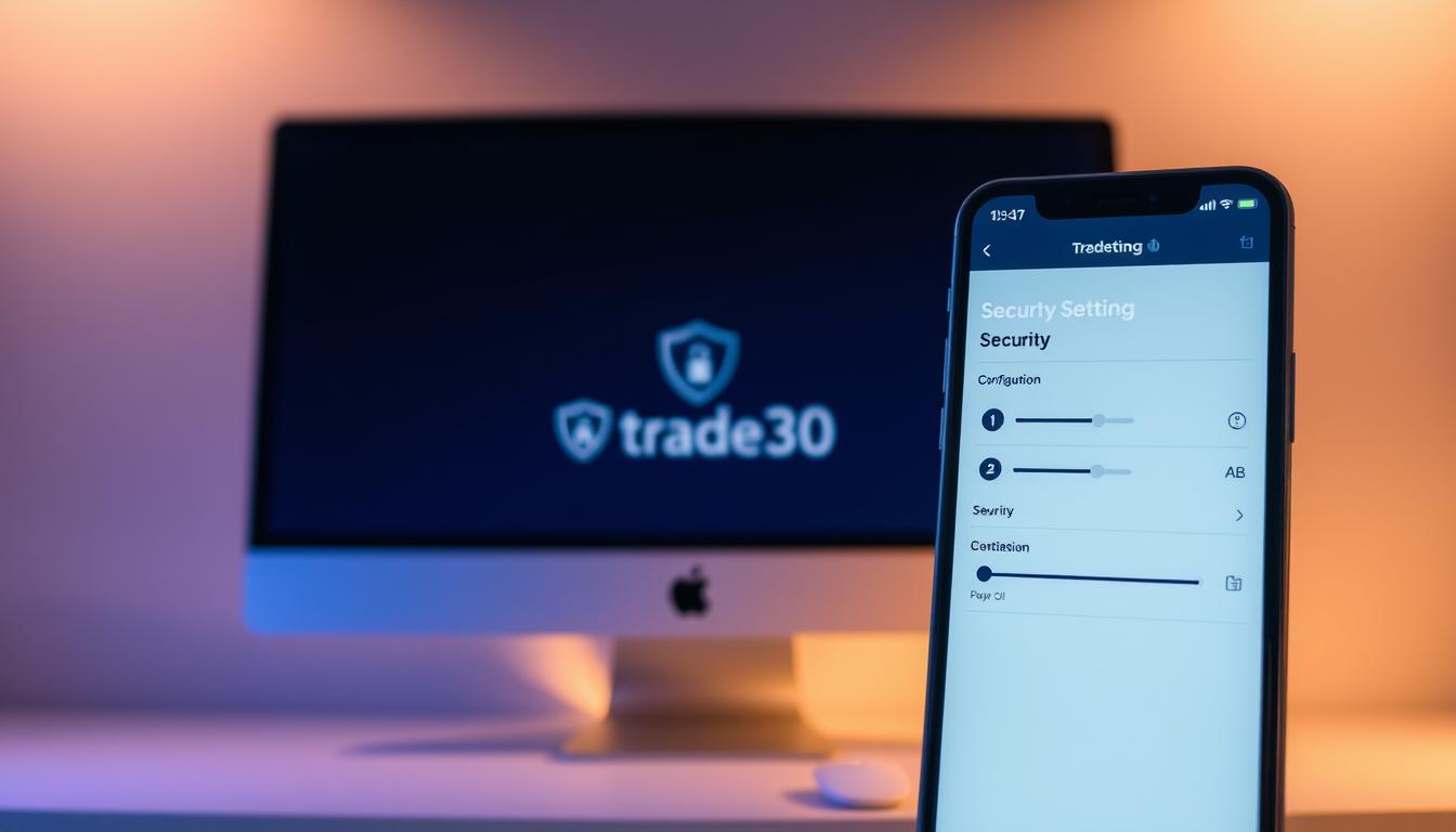Trade350 App Security Settings