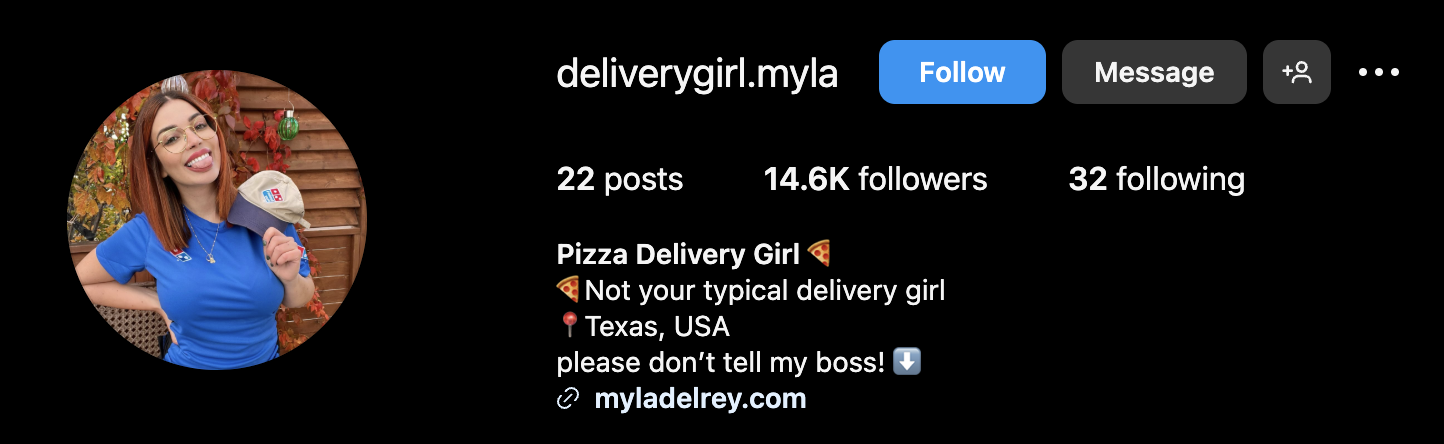 OnlyFans Delivery Girl Myla