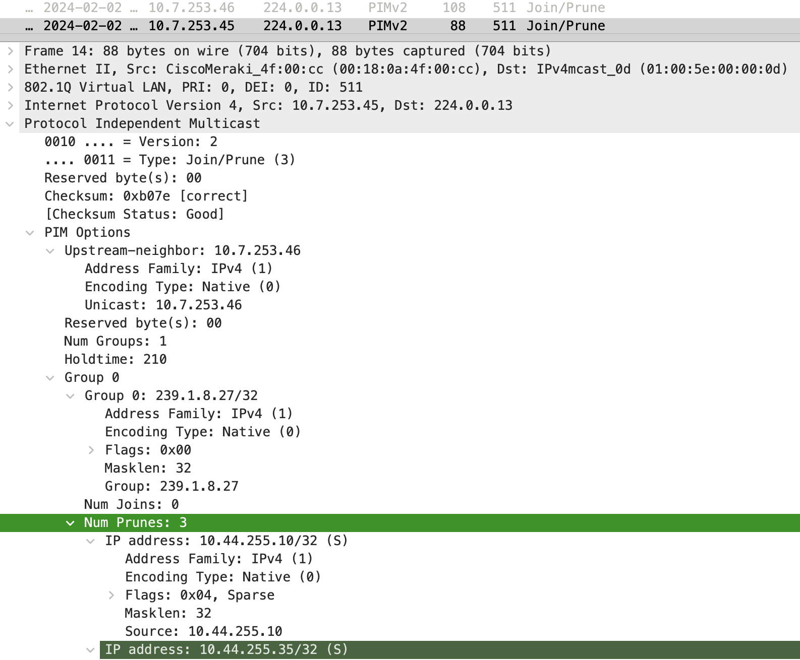 bad ip assignment configuration meraki