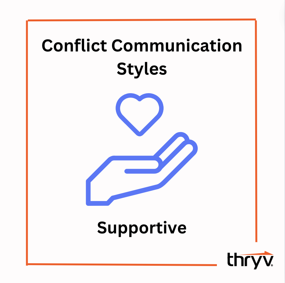 conflict communication styles - supportive