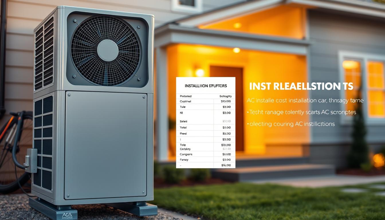 AC installation cost estimate