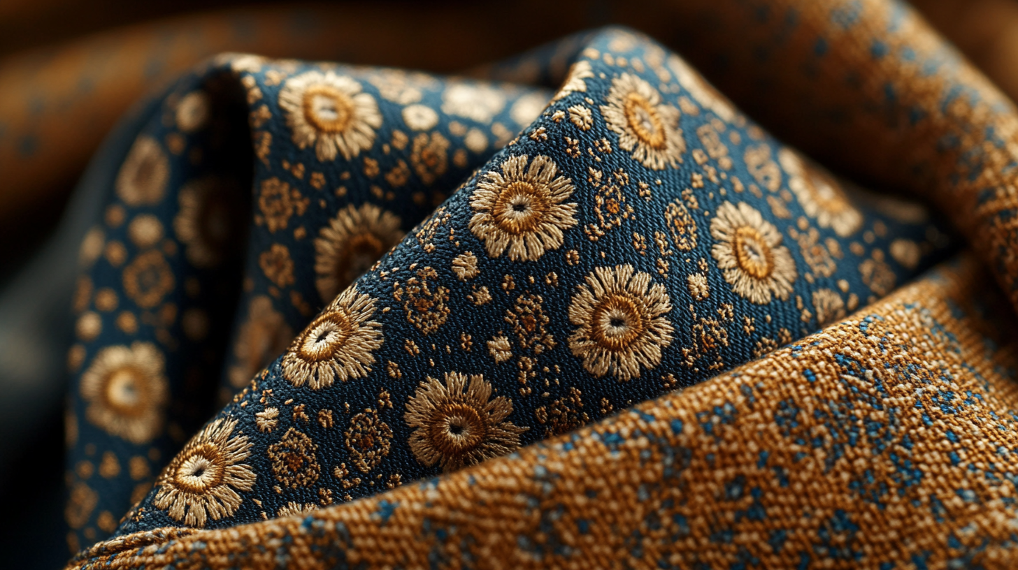 
A close-up of a pocket square folded into an intricate style, such as the flower or crown fold, showcasing its detailed, eye-catching design. The fold creates a unique and artistic shape, perfect for a wedding or special event. The fabric is rich and textured, with soft lighting highlighting the complexity and elegance of the fold, adding a bold, stylish touch to the formal outfit.