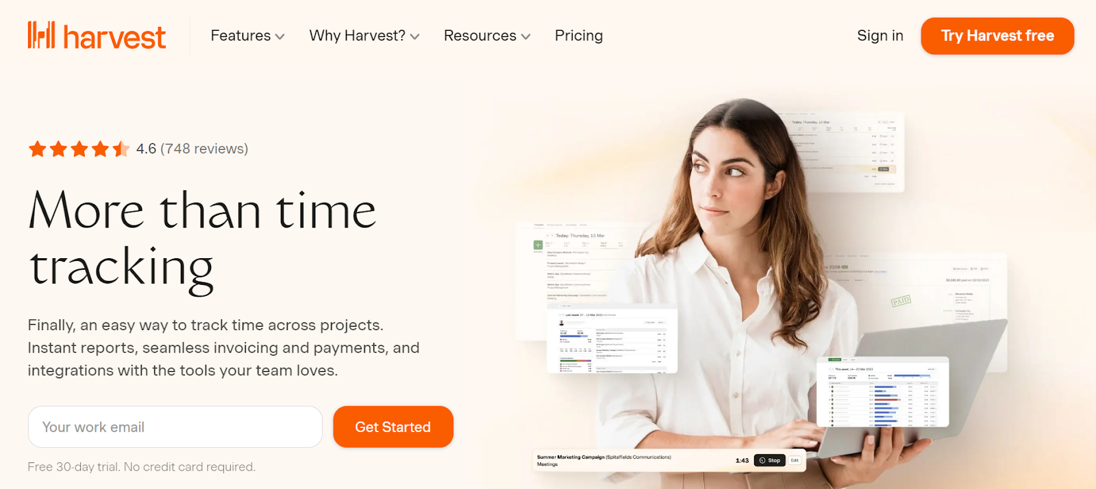 harvest Top Toggl Alternatives for Time Tracking